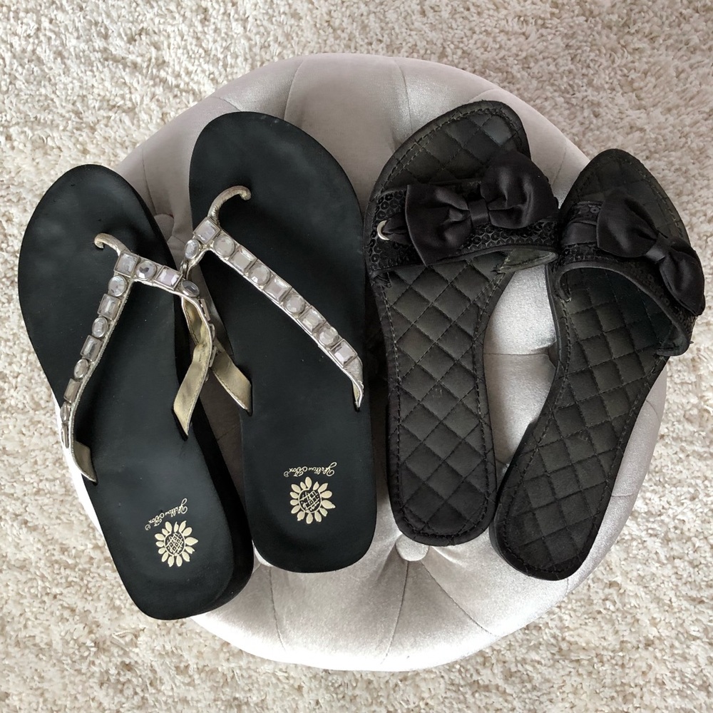 Women’s black sandals size 9